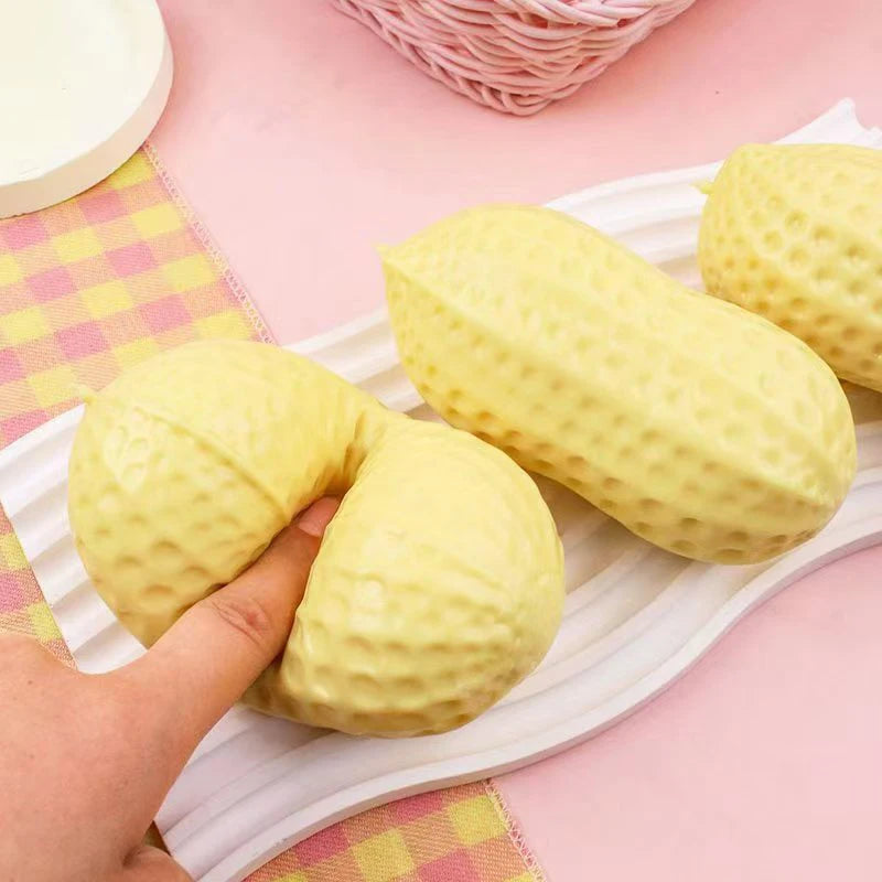 Peanut Squishy Pinch Pressure Ball Slow Rebound Soft As Butter Sensory Decompression Office Home Decoration Children Adult Gifts