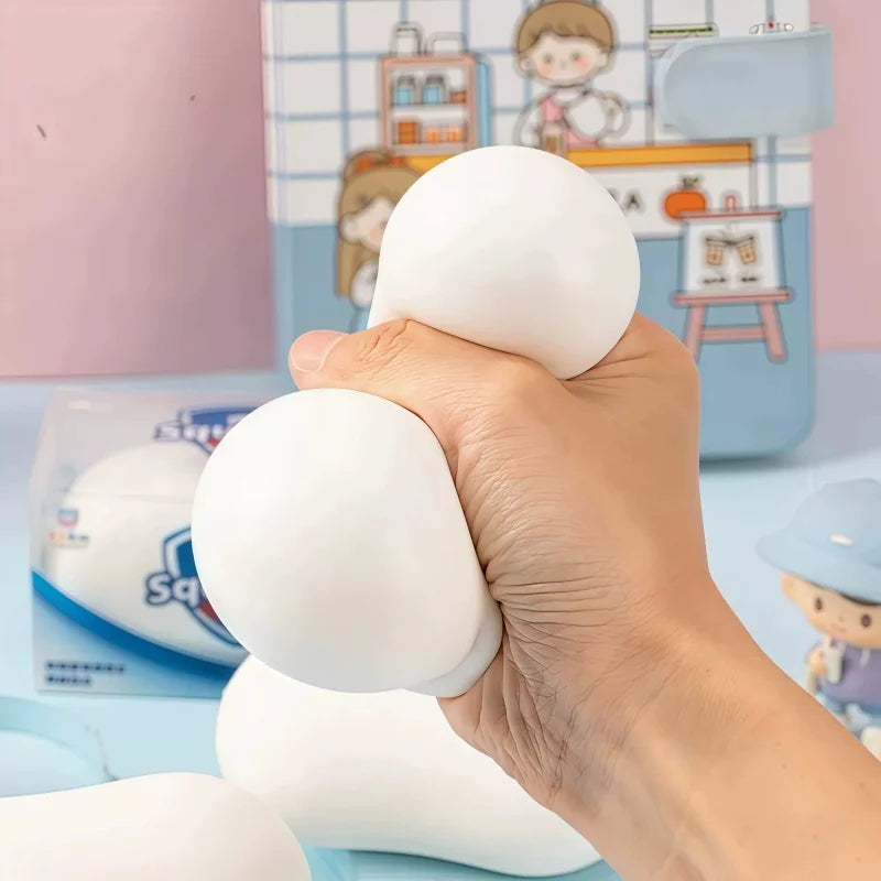 Realistic Soap Squishy Stress Ball Stress Relief Toy Squeeze Fidget Toy Handmade Squeeze Pinching Toy for Adults Gift
