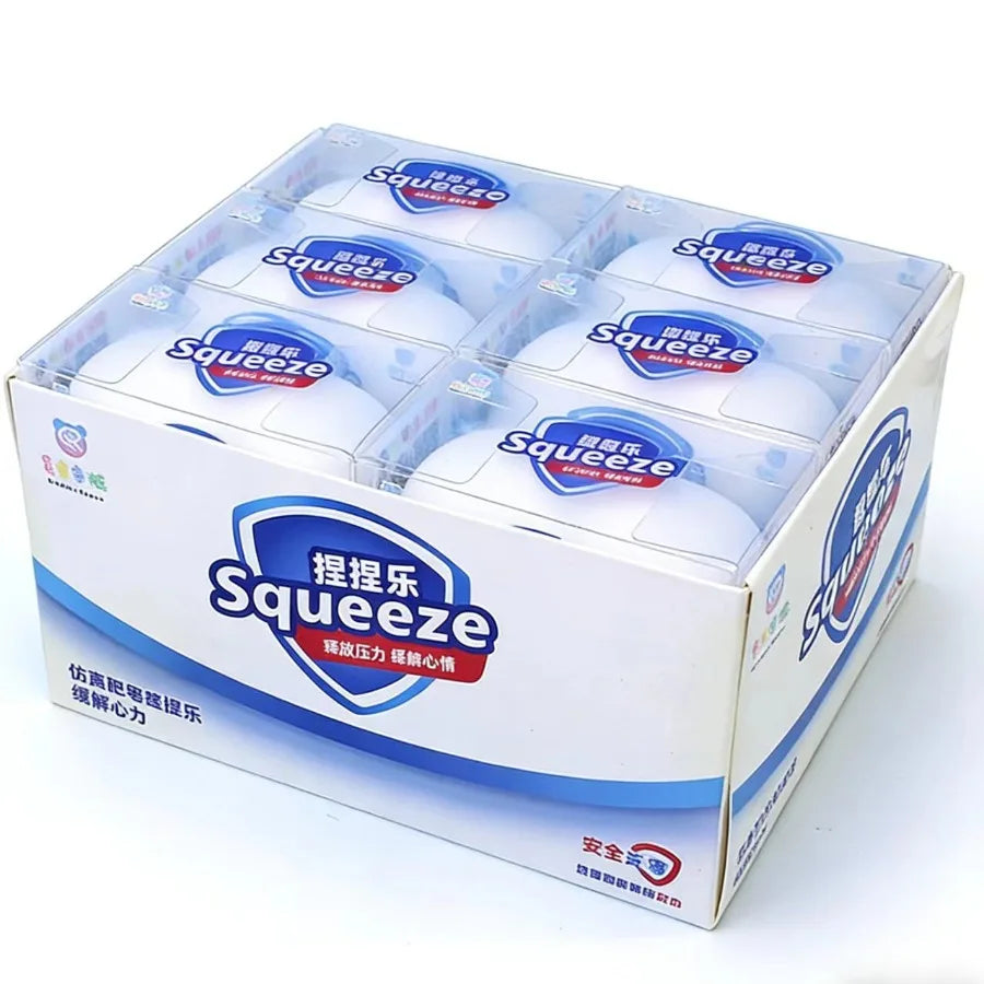 Squishy Soap Stress Relief Sensory Fidget Toys Squishy Soft Simulated Soap Squeeze Toy Anti-Stress Slow Rebound Squeeze Pinch