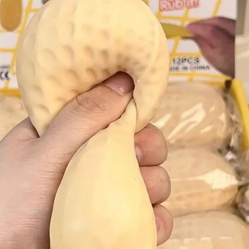 Peanut Squishy Pinch Pressure Ball Slow Rebound Soft As Butter Sensory Decompression Office Home Decoration Children Adult Gifts