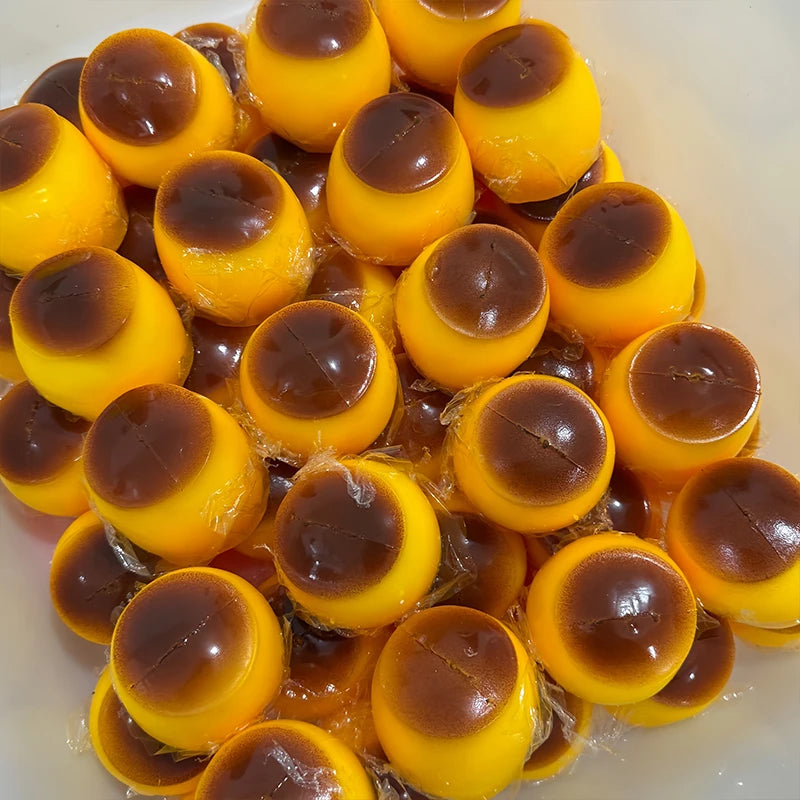 Creative Caramel Pudding Squishy Fidget Toy Building Block Filling No Rebound Squeeze Toy Adult Sensory Stress Relief Fidget Toy
