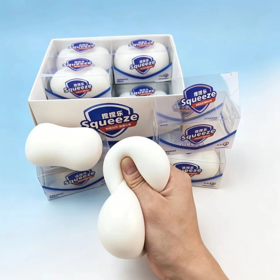 Squishy Soap Stress Relief Sensory Fidget Toys Squishy Soft Simulated Soap Squeeze Toy Anti-Stress Slow Rebound Squeeze Pinch